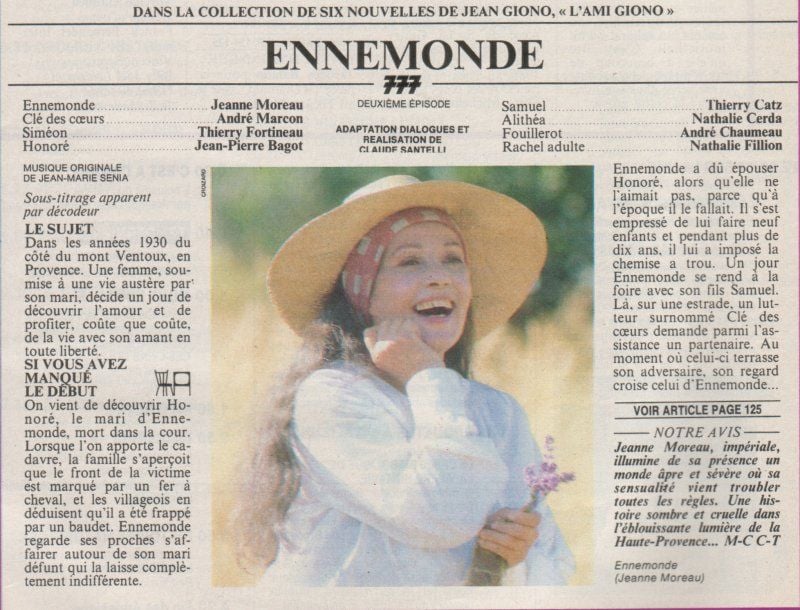 L'ami Giono : Ennemonde : Poster