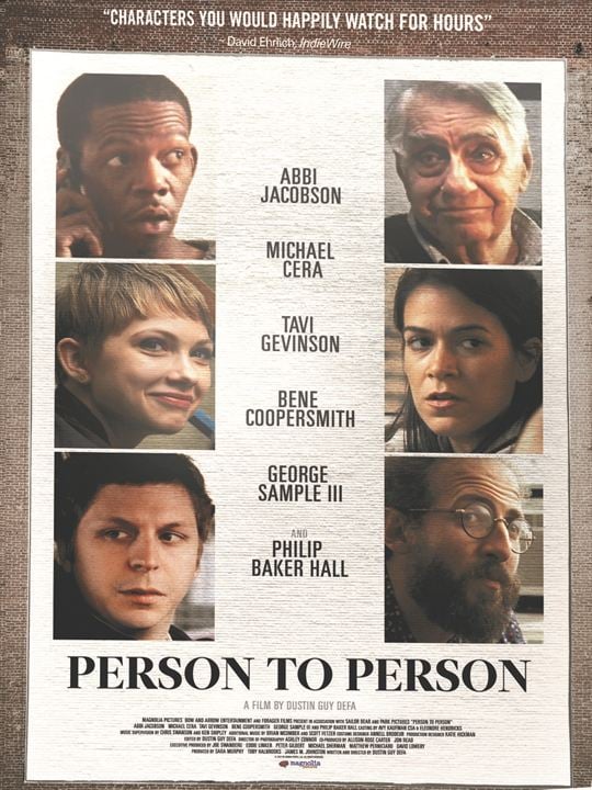 Person to Person : Poster