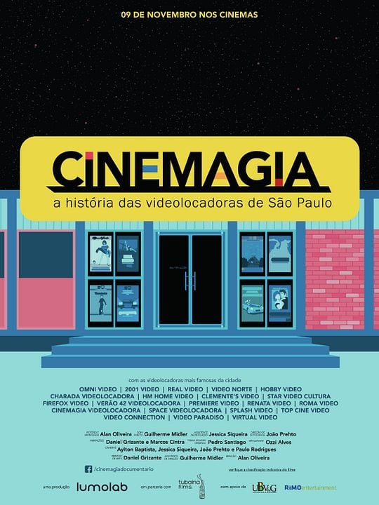 CineMagia: A História das Videolocadoras de São Paulo : Poster