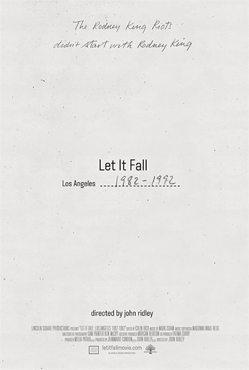 Let It Fall: LA 1982-1992 : Poster