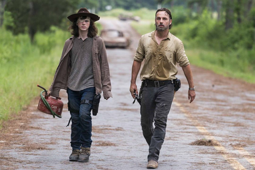 The Walking Dead : Poster Chandler Riggs, Andrew Lincoln