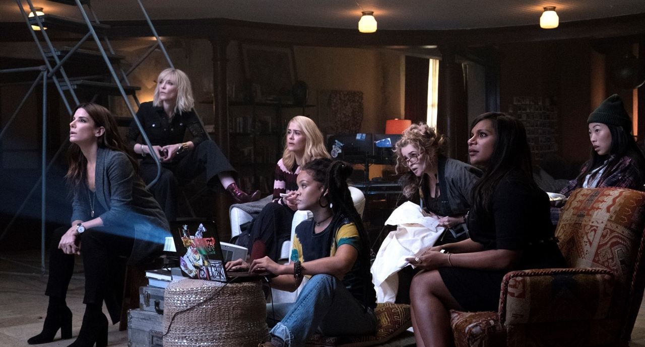 Oito Mulheres e um Segredo : Fotos Mindy Kaling, Cate Blanchett, Rihanna, Sarah Paulson, Sandra Bullock, Helena Bonham Carter, Awkwafina