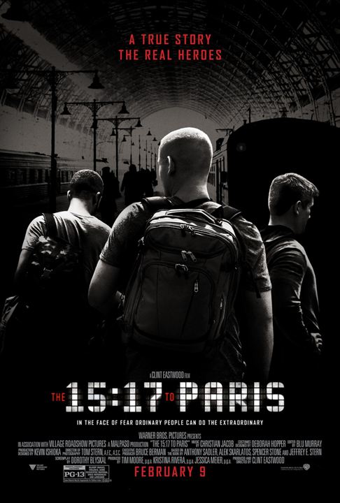 15h17 - Trem para Paris : Poster