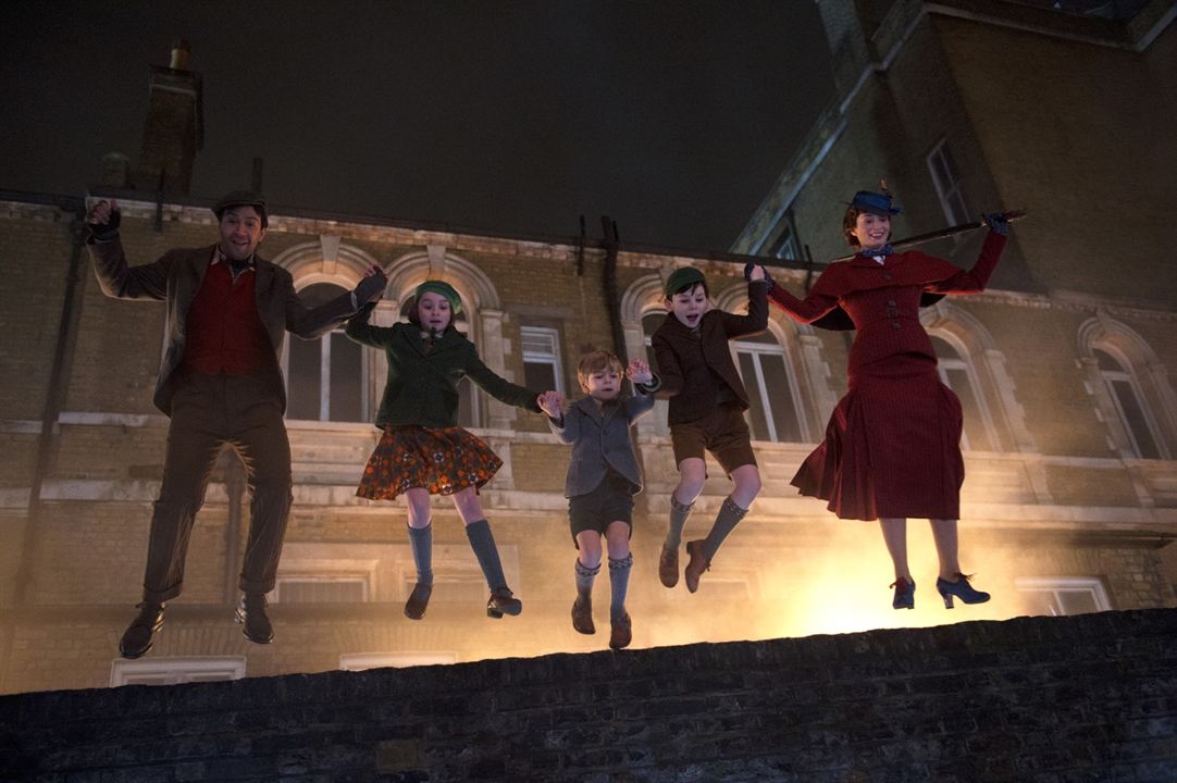 O Retorno de Mary Poppins : Fotos Pixie Davies, Emily Blunt, Lin-Manuel Miranda, Nathanael Saleh