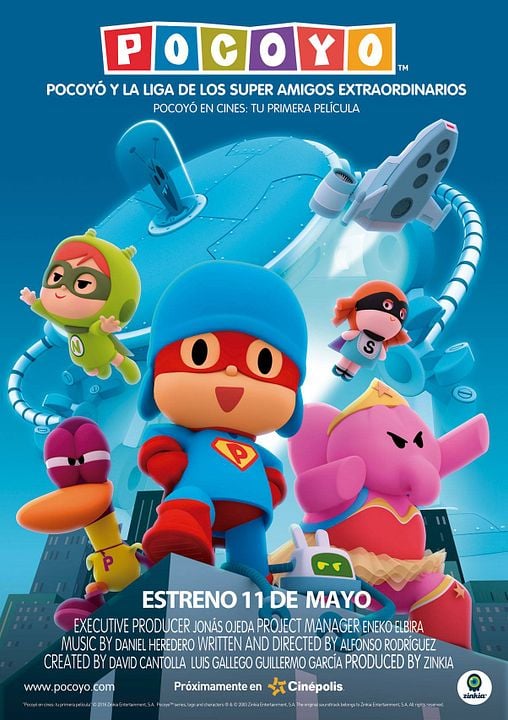 Pocoyo e a liga dos Super Amigos extraordinários : Poster