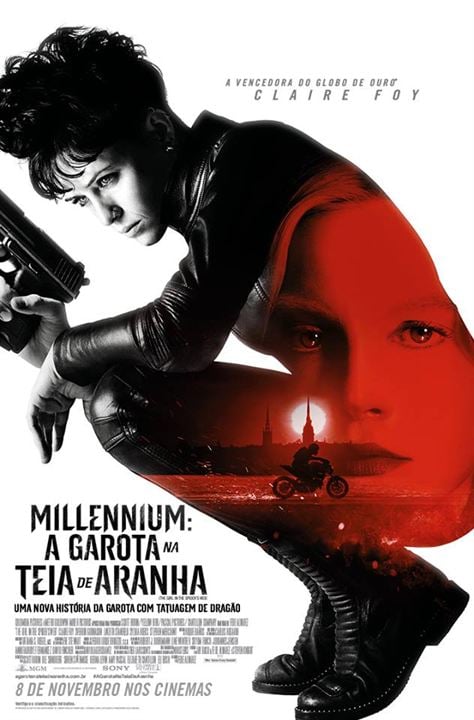 Millennium: A Garota na Teia de Aranha : Poster