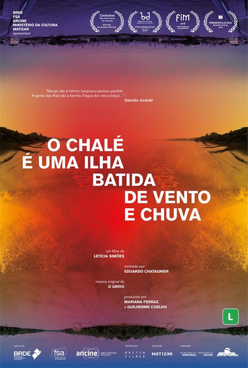 O Chalé é uma Ilha Batida de Vento e Chuva : Poster