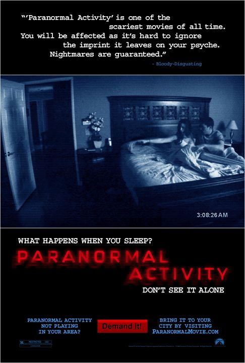 Atividade Paranormal : Poster