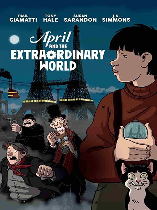 Abril e o Mundo Extraordinário : Poster