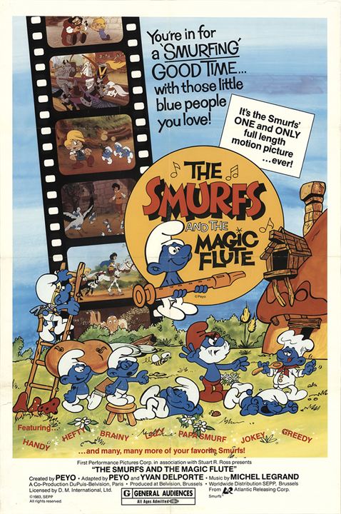 Os Smurfs e a Flauta Mágica : Poster