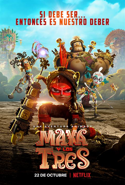 Maya e os 3 Guerreiros : Poster