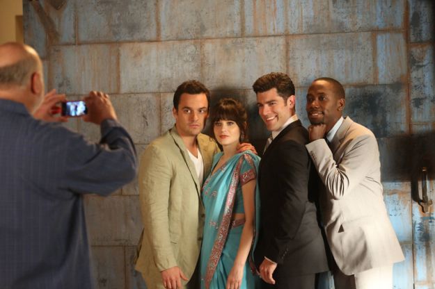 New Girl : Fotos Max Greenfield, Jake Johnson, Lamorne Morris, Zooey Deschanel