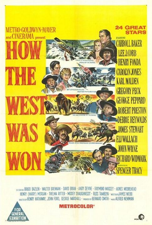 A Conquista do Oeste : Poster