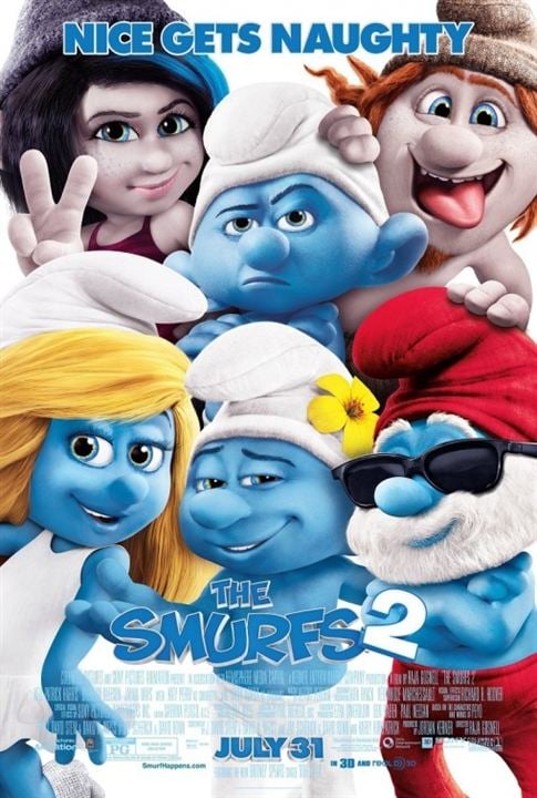 Os Smurfs 2 : Poster