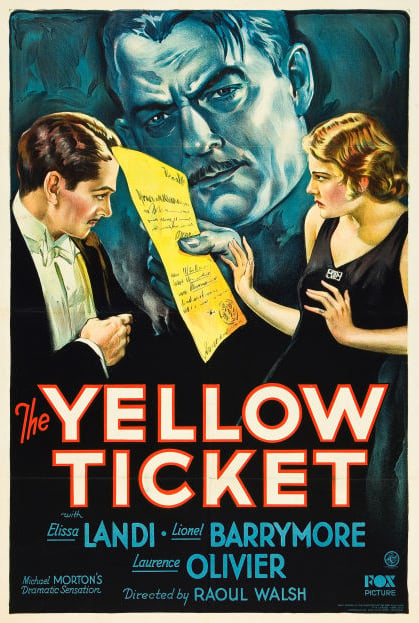 The Yellow Ticket : Poster