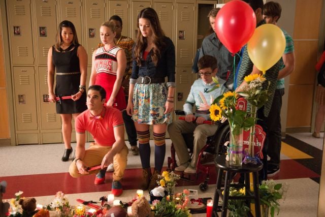 Glee : Fotos Becca Tobin, Kevin McHale, Darren Criss, Jenna Ushkowitz, Melissa Benoist