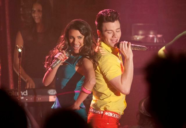 Glee : Fotos Lea Michele, Chris Colfer