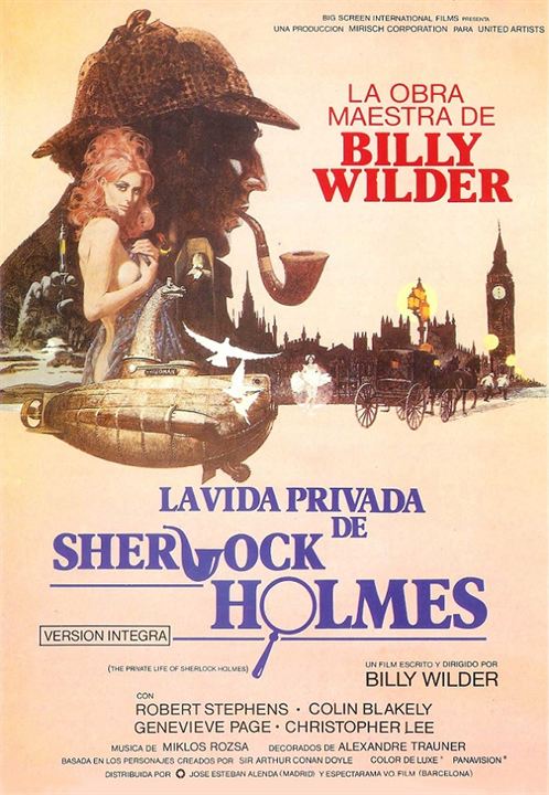 A Vida Íntima de Sherlock Holmes : Poster