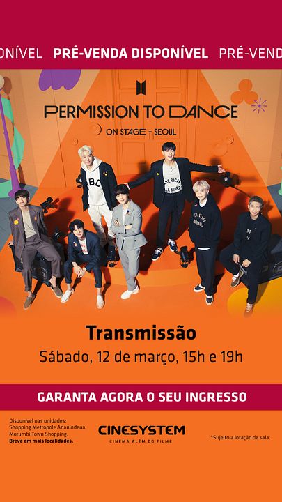 BTS - PERMISSION TO DANCE : Poster