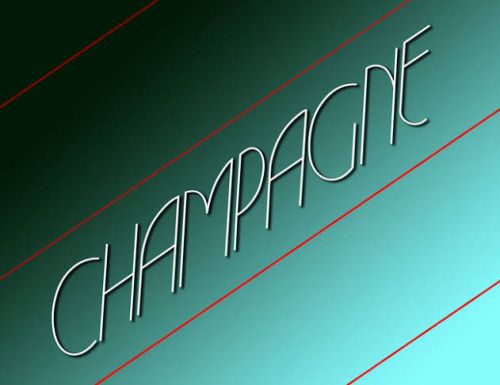 Champagne : Poster