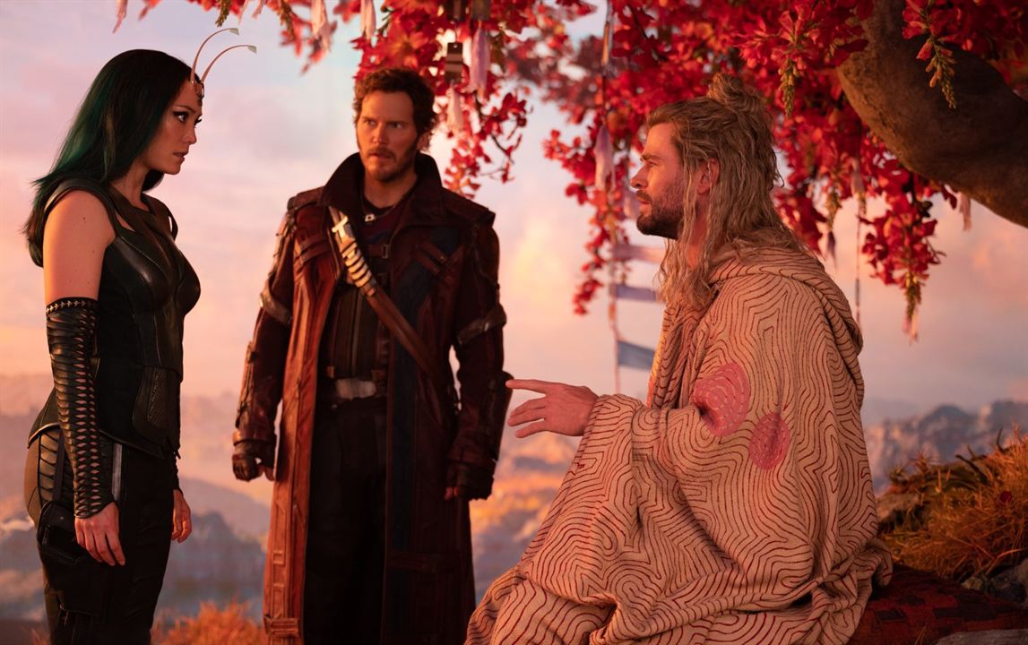 Thor: Amor e Trovão : Foto Chris Hemsworth, Chris Pratt, Pom Klementieff