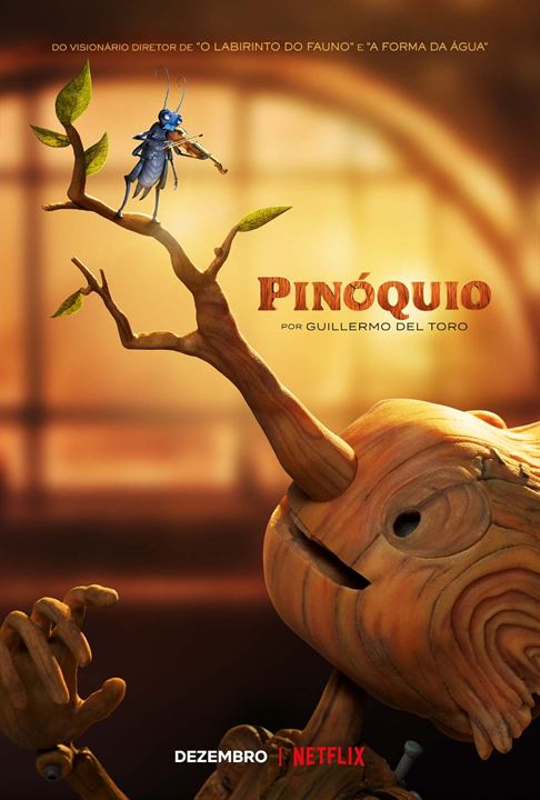 Pinóquio por Guillermo del Toro : Poster