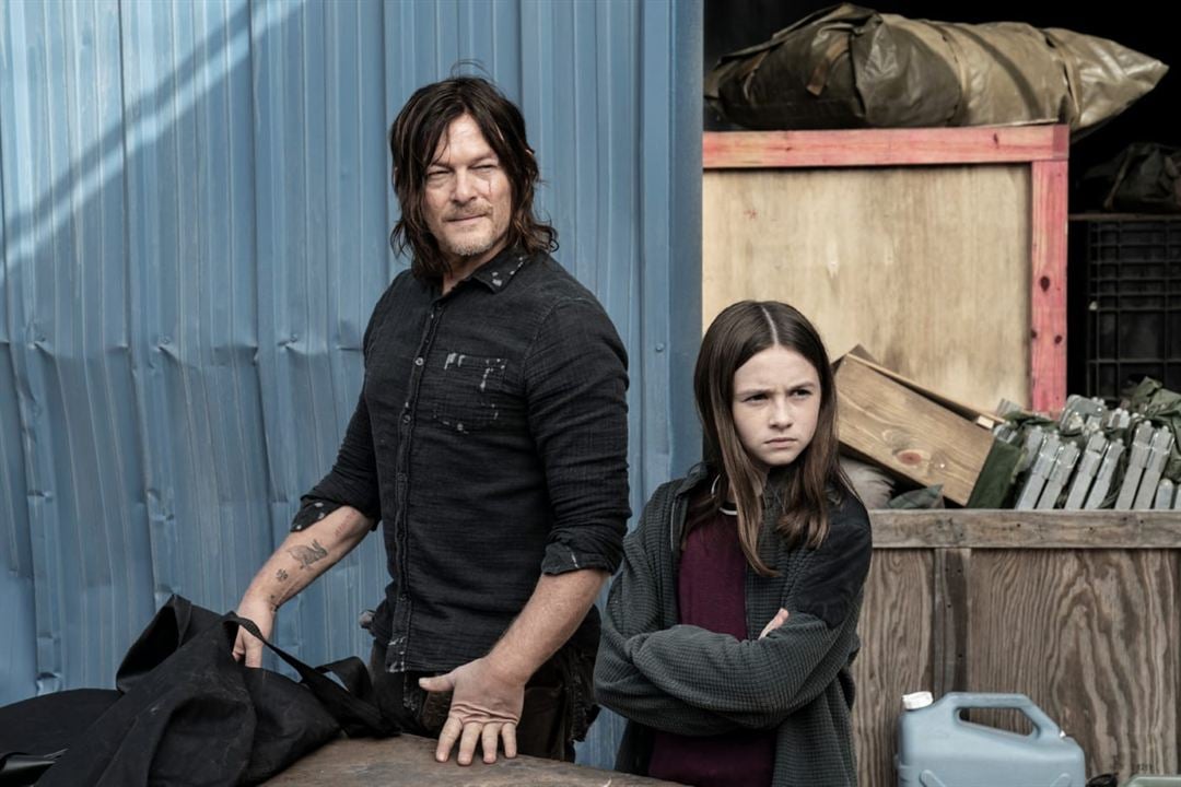 The Walking Dead : Fotos Cailey Fleming, Norman Reedus