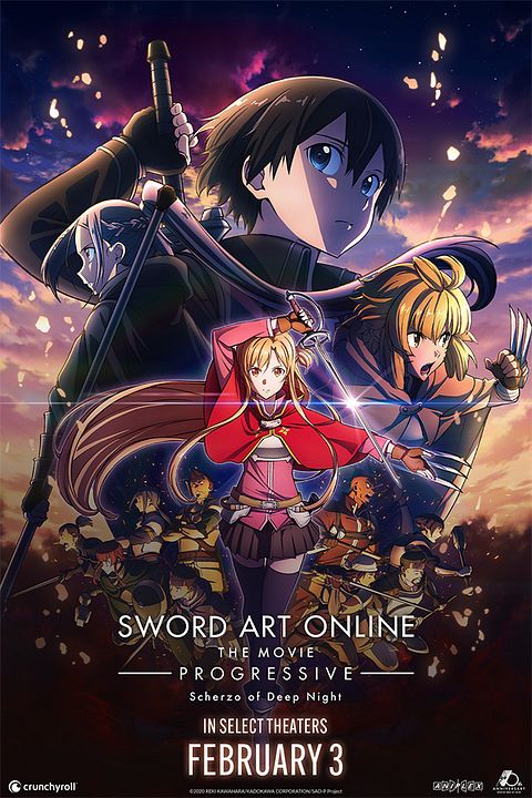 Sword Art Online: Progressive - Scherzo do Crepúsculo Sombrio : Poster