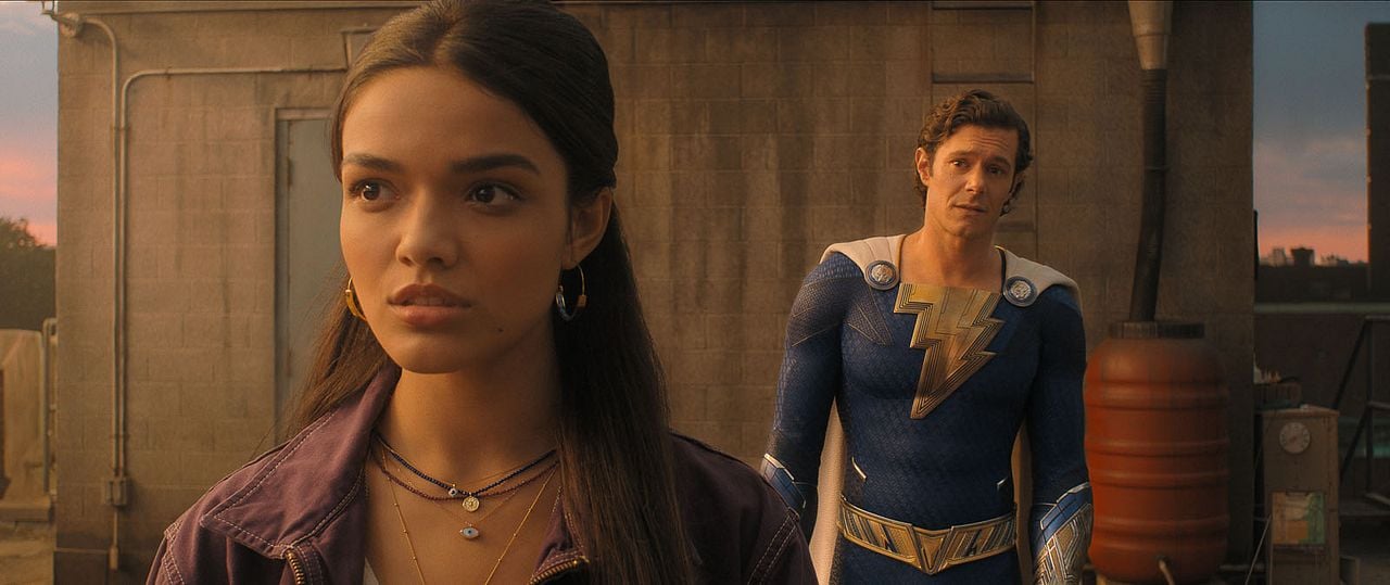 Shazam! Fúria dos Deuses : Fotos Adam Brody, Rachel Zegler