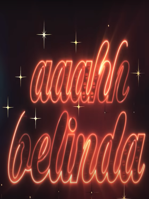 Ah, Belinda : Poster