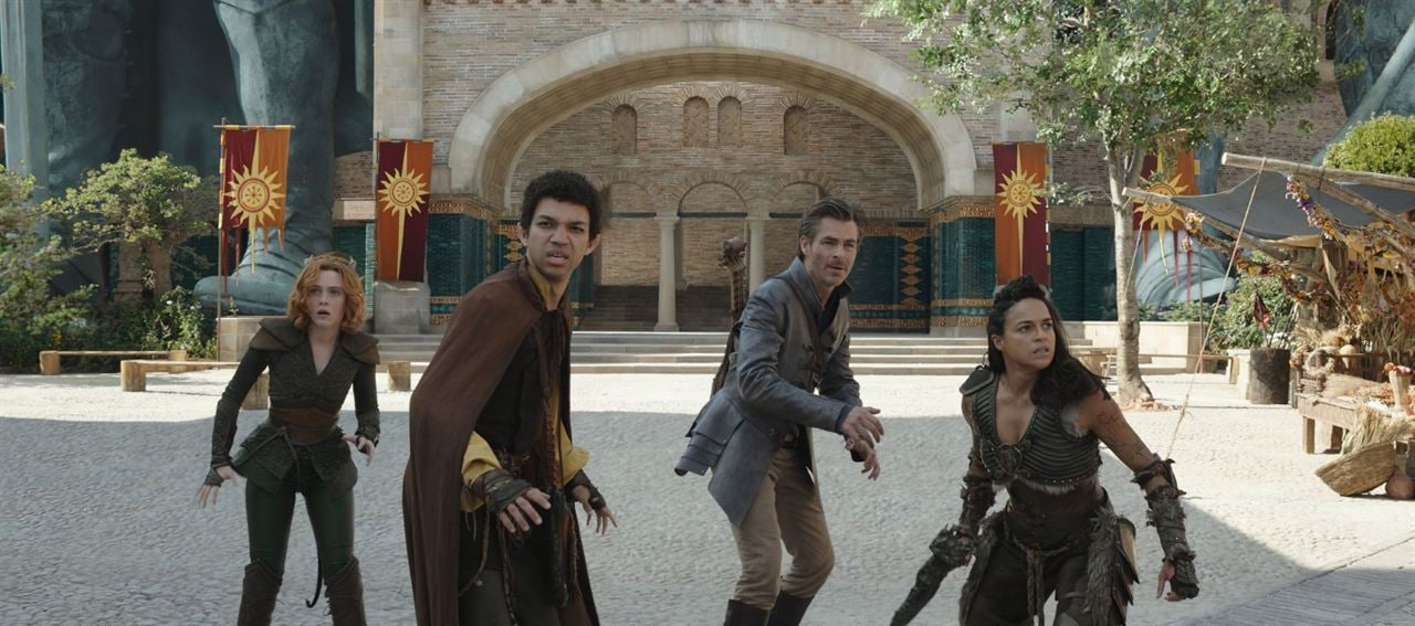 Dungeons & Dragons: Honra Entre Rebeldes : Fotos Sophia Lillis, Chris Pine, Justice Smith, Michelle Rodriguez