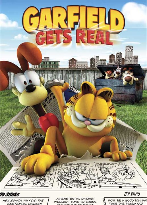 Garfield Cai na Real : Poster