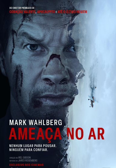 poster filme ameaça no ar