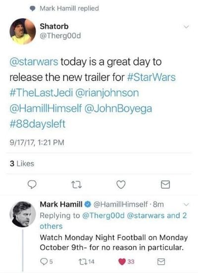 Star Wars - Os Últimos Jedi: Mark Hamill pode ter revelado a data de ...